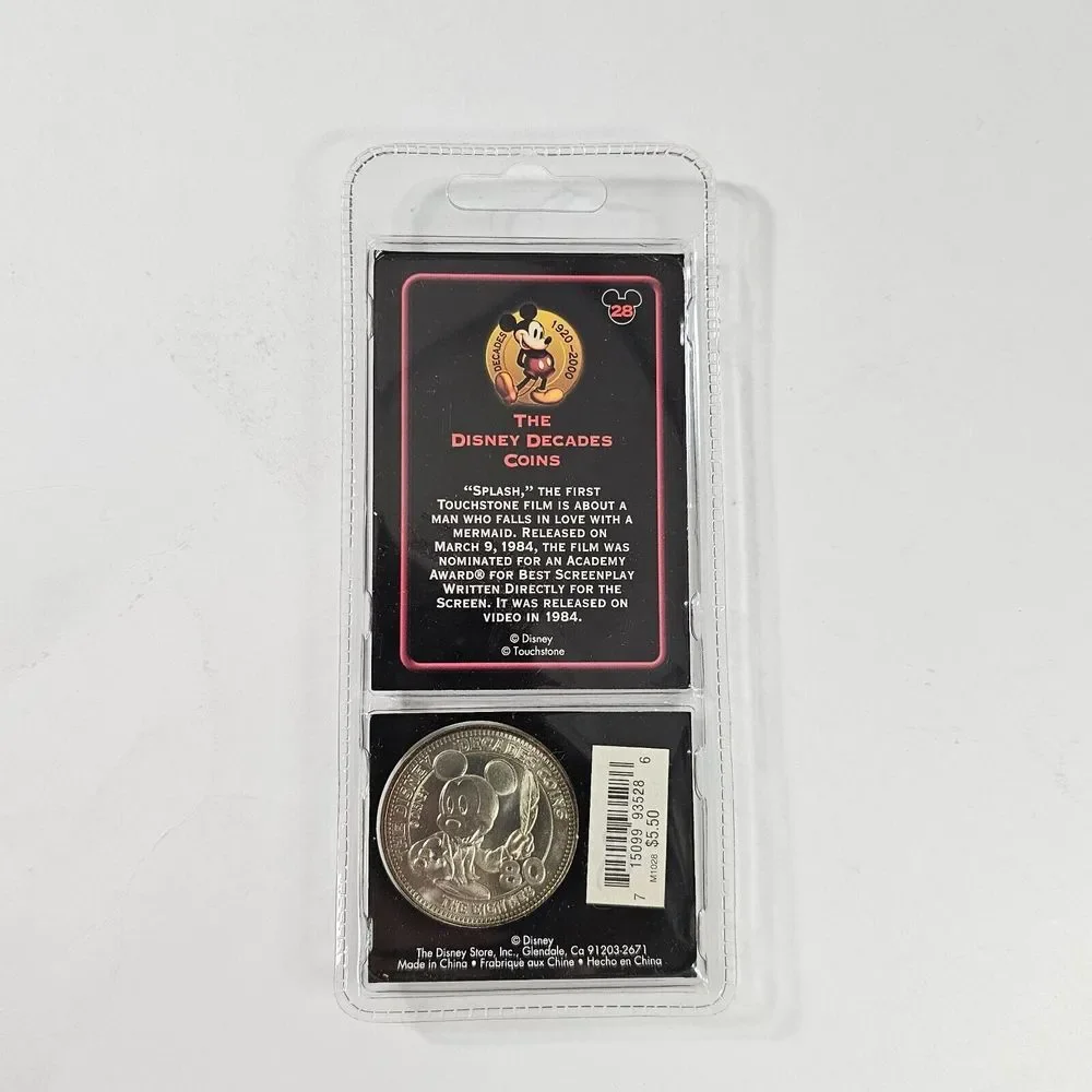 Disney Store Splash 1984 Decades Coin‎ First Touchstone Film #28